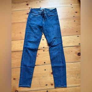 FRAME Le Skinny de Jeanne Jeans Size 25 Medium Wash Stretch Skinny Denim